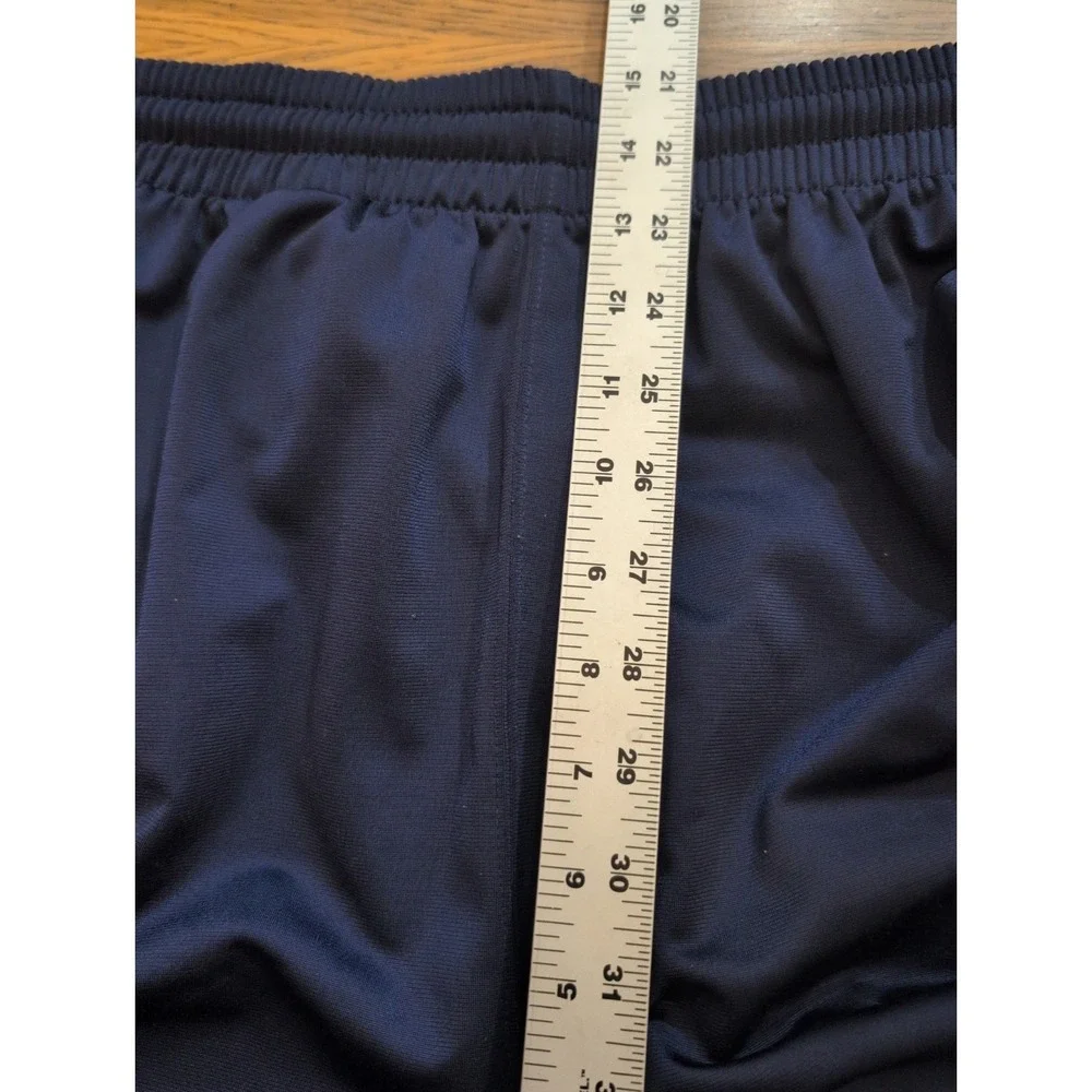 Adidas Originals Track Pants Mens 2XL Tall Blue Elastic Waist 3 Stripe Pockets